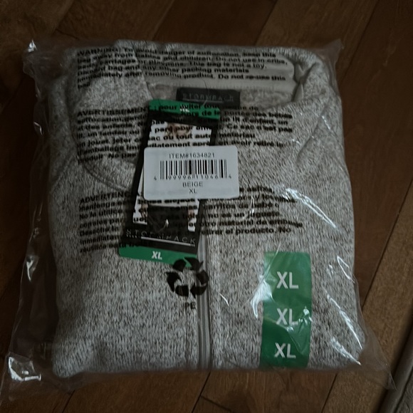 NWT Storm Pack Ladies' Sweater Fleece Quarter Zip - Picture 5 of 6